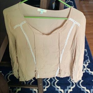 Light weight tan shirt